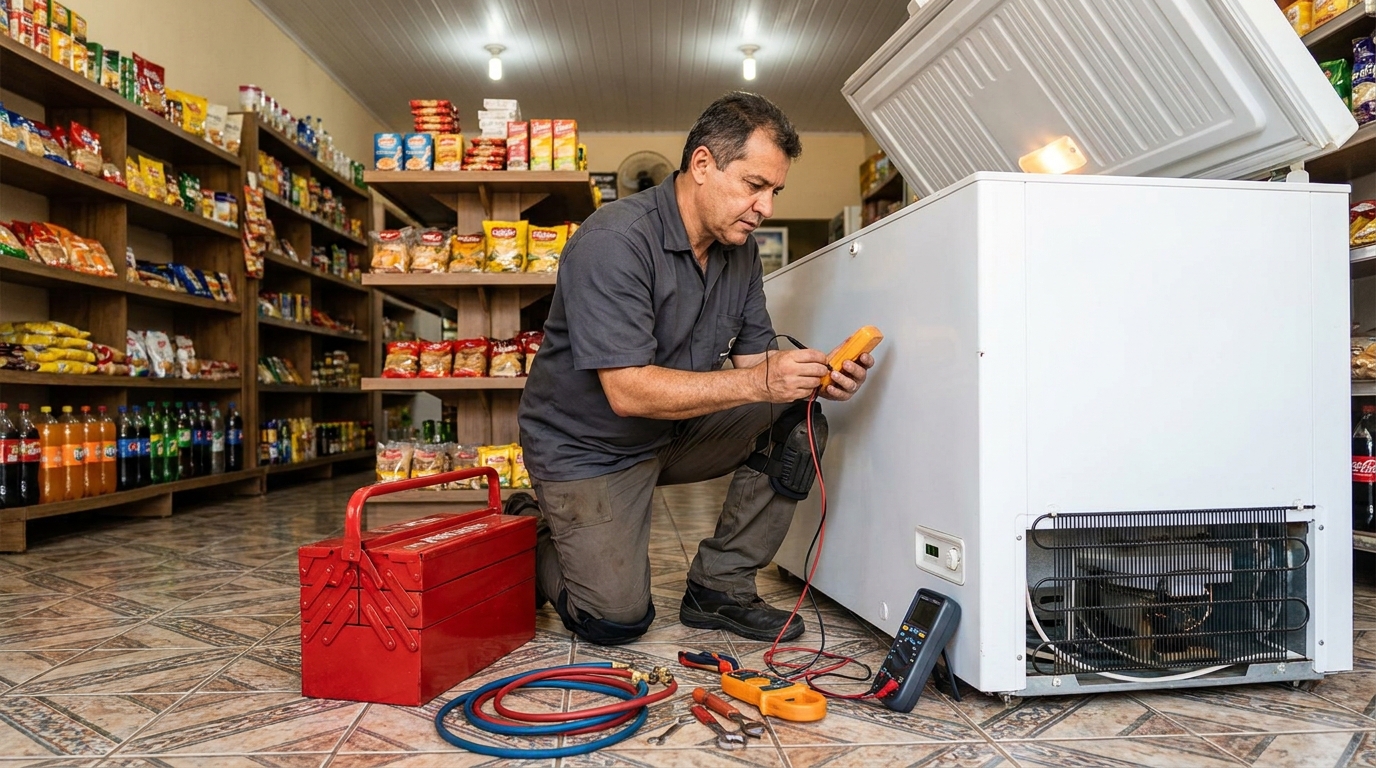 Ajuste de Temperatura do Freezer em Suzano‑SP